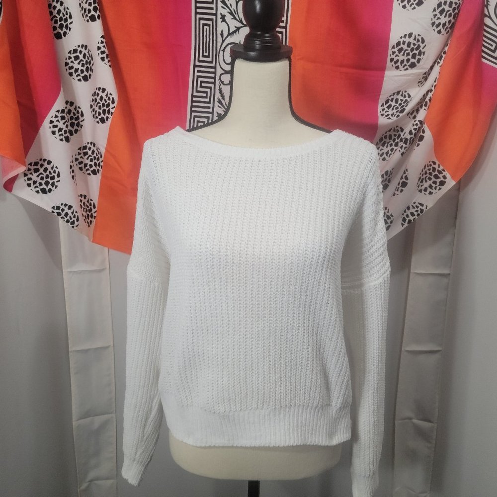 Pink Republic Sweater, M, white